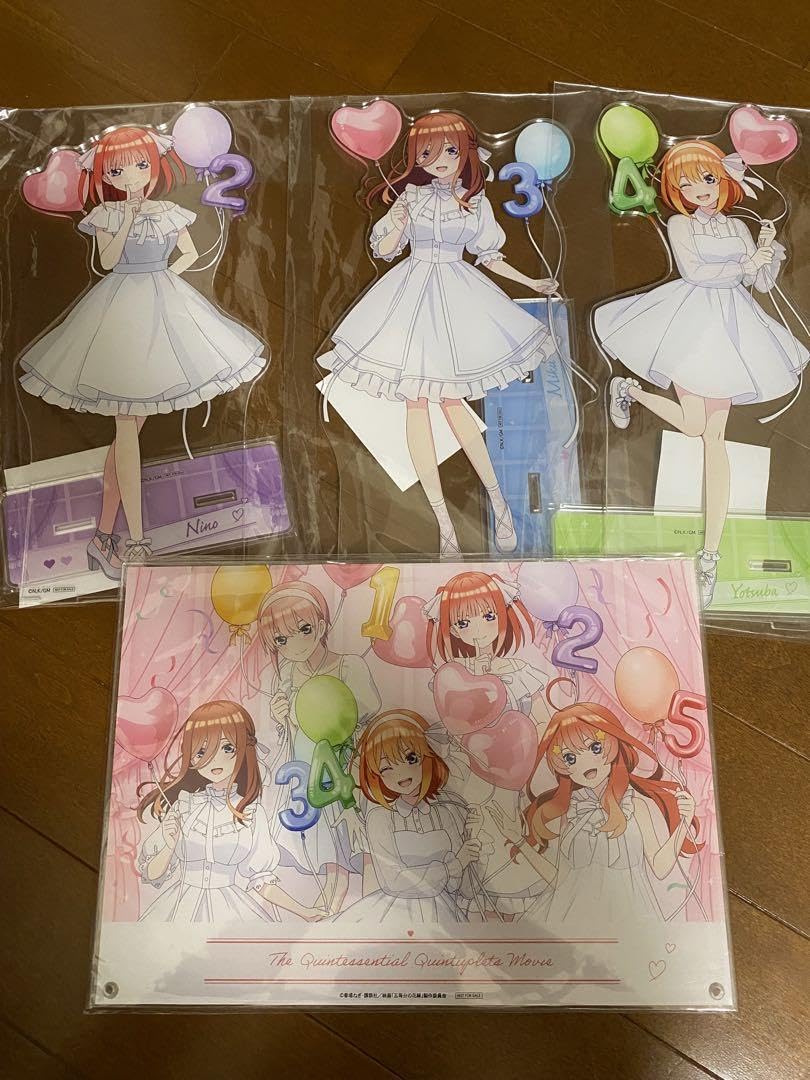 五等分の花嫁∬ あたり付き缶バッジくじ　アクリルスタンド&amp;缶バッジセット 映画「五等分の花嫁」』の当たり付き一撃缶バッジコレクションが